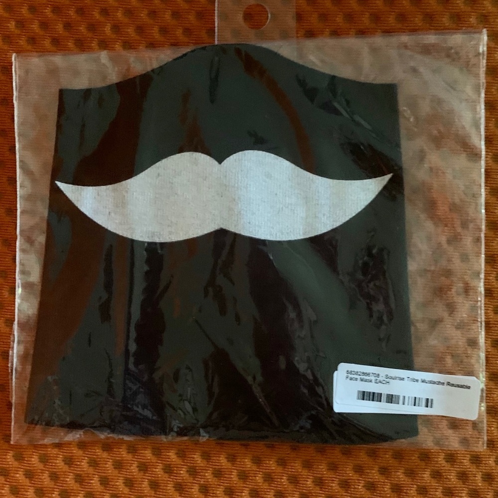 REUSABLE & WASHABLE FACE MASK - MUSTACHE 😷 - Picture 4 of 5